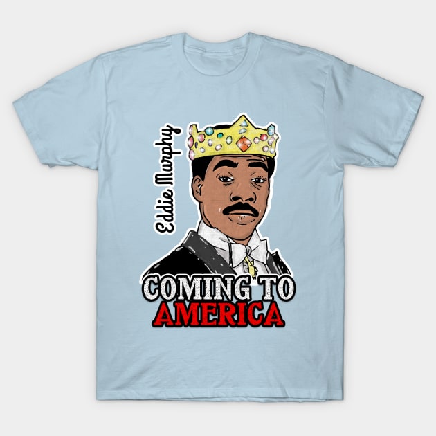 Coming To America T-Shirt by Motor Lipat